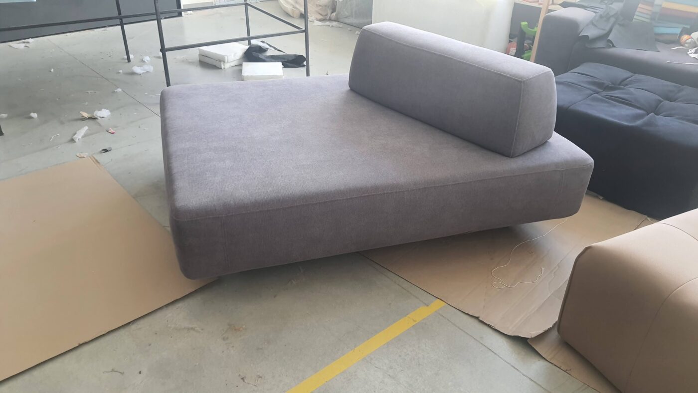 Tommy — Șezlong modular tapițat — imagine proiect