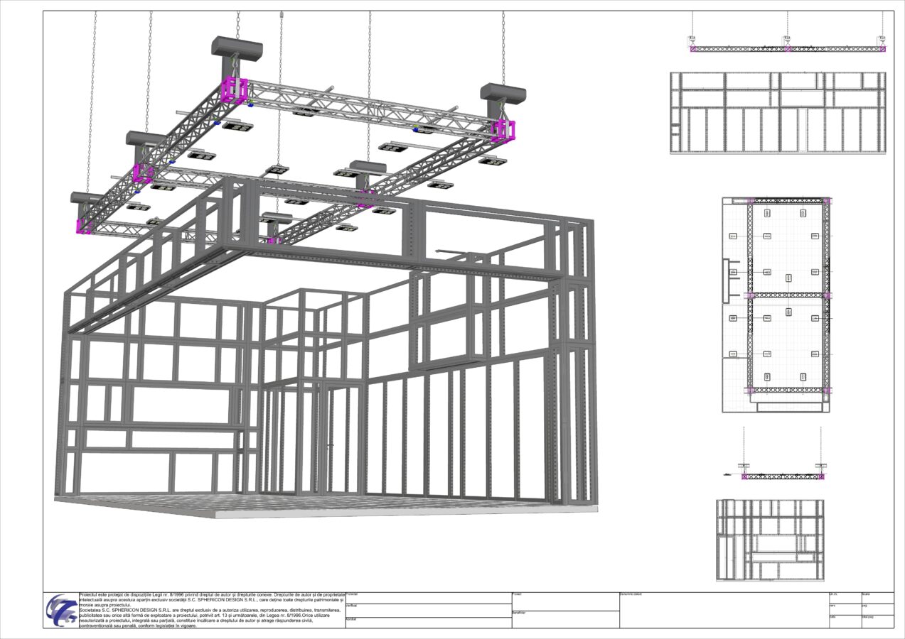 Stand expozițional modular — un concept care se adaptează la orice brand — imagine proiect