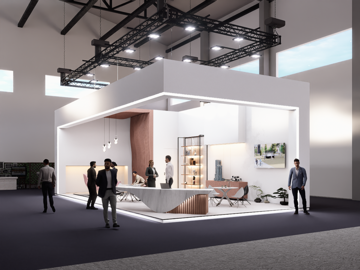 Stand expozițional modular — un concept care se adaptează la orice brand — Standuri expoziționale, proiect Sphericon