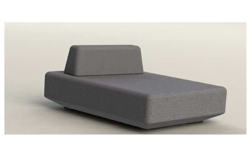 Tommy — Șezlong modular tapițat — Mobilier corp și moale, proiect Sphericon
